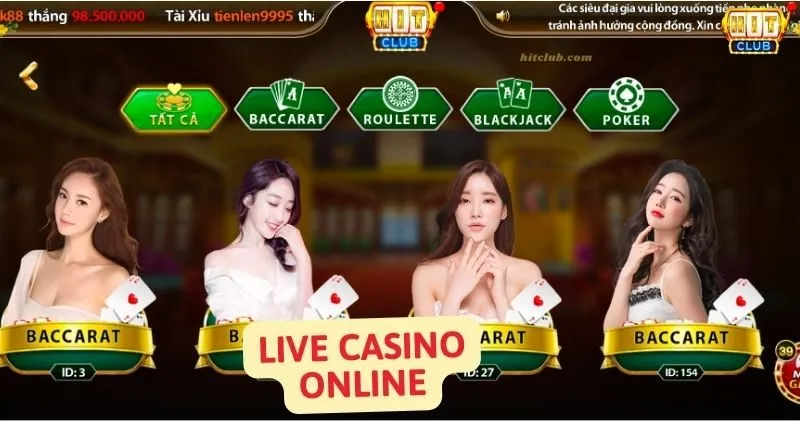 Live Casino - Sòng bạc trực tuyến chân thực