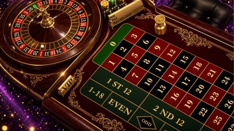 Luật chơi Roulette chi tiết tại HitClub - Quy định bàn cược